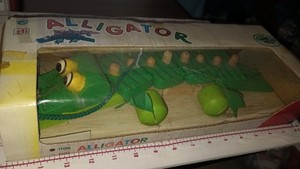 Wooden Alligator Pull Toy 