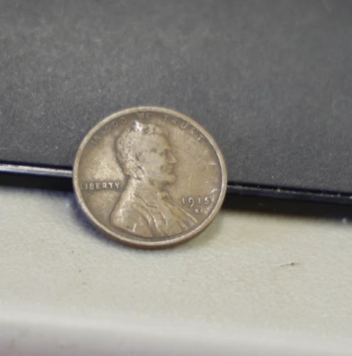 1915 S US Lincoln Cent Semi Key Fine +