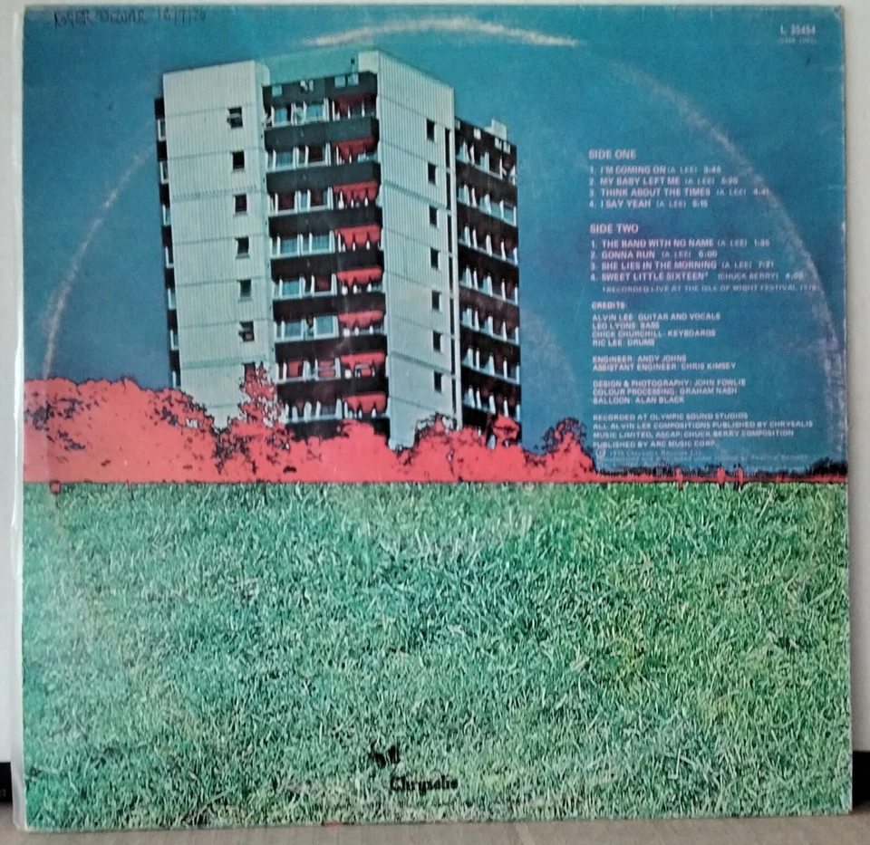 TEN YEARS AFTER - WATT 1975 CHRYSALIS CHR 1085 (L35454) AUS VINYL LP - Image 2 of 3