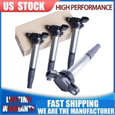 UF596 4X Ignition UF619 Coils for Bobina TOYOTA Prius 1.8L L4 2009-2017 Corolla