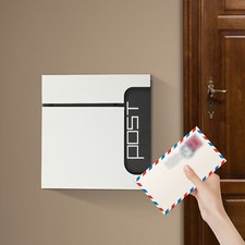 Outdoor Wall Mount Lockable Letters Mailbox S...