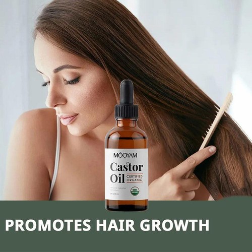 Natural Castor Oil Eyelash Growth Serum Hair Treatment Eyebrow Liquid Essentia/ - Picture 7 of 15