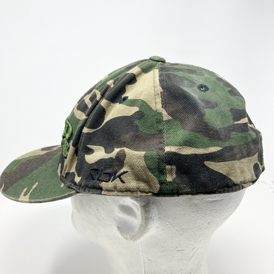Vintage Reebok Llyod Banks GUnit Hat Cap Size 8 Camo Y2k Hip Hop