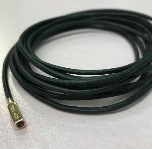 PANDORA | 14K GOLD LEATHER LARIAT CORD NECKLACE ✪NEW✪ 350956-150 350956 RARE USA - Picture 7 of 13
