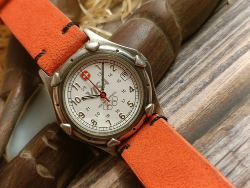 Montre Bracelet Wenger SAK - Swiss Time Date - Occasion (nécessite Une Nouvelle Pile)