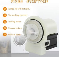 BlueStars Washer Drain Pump Motor Replacement for Whirlpool Kenmore and Kitchen