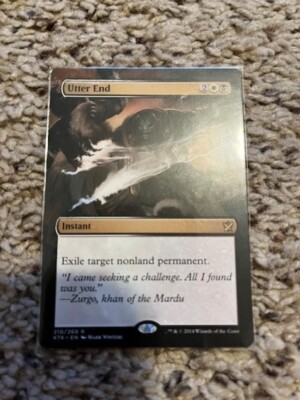 MTG- Utter End x1 - Khans of Tarkir - Altered Art