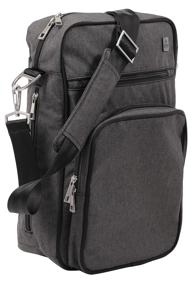 Ju Ju Be XY Helix Bolsa de Pañales Mensajero para Bebé con Cambiador Cromo NUEVO Foto 2 de 4