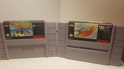 Rocketeer Super Nintendo Entertainment System, 1992 & Super Off Road *Authentic 