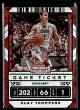 2020 Contenders Draft Picks Klay Thompson Green Explosion Variation #6 Cougars