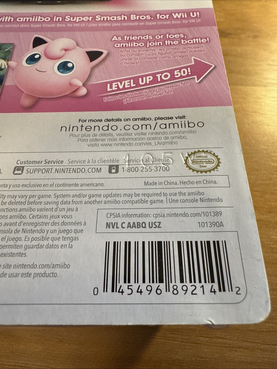 Amiibo Super Smash Bros – Jigglypuff – Neuf Sous Blister