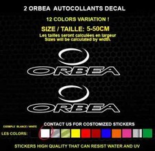 2 ORBEA  autocollant  Véritable decal autocollant STICKERS  IMPERMÉABLE