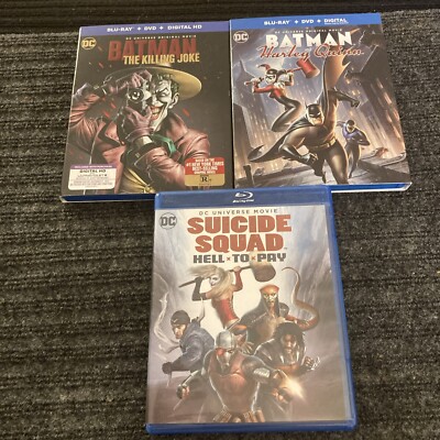 Suicide Squad: Hell to Pay + Batman: The Killing Joke + Batman And Harley Quinn