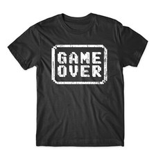 Image of Game Over T-Shirt Gaming Lovers Losing Game Logo Unisex Top