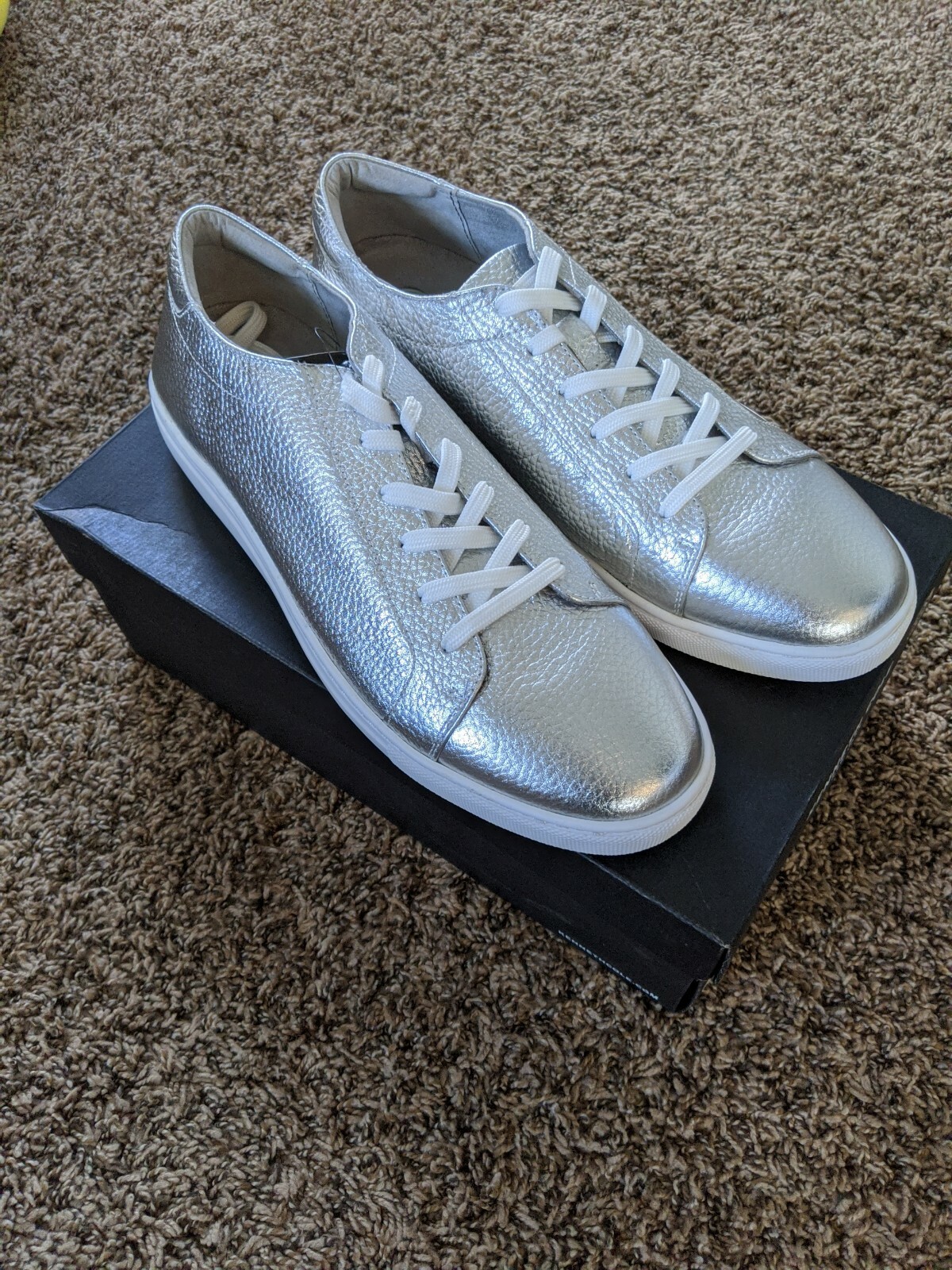 kenneth cole kam leather sneakers