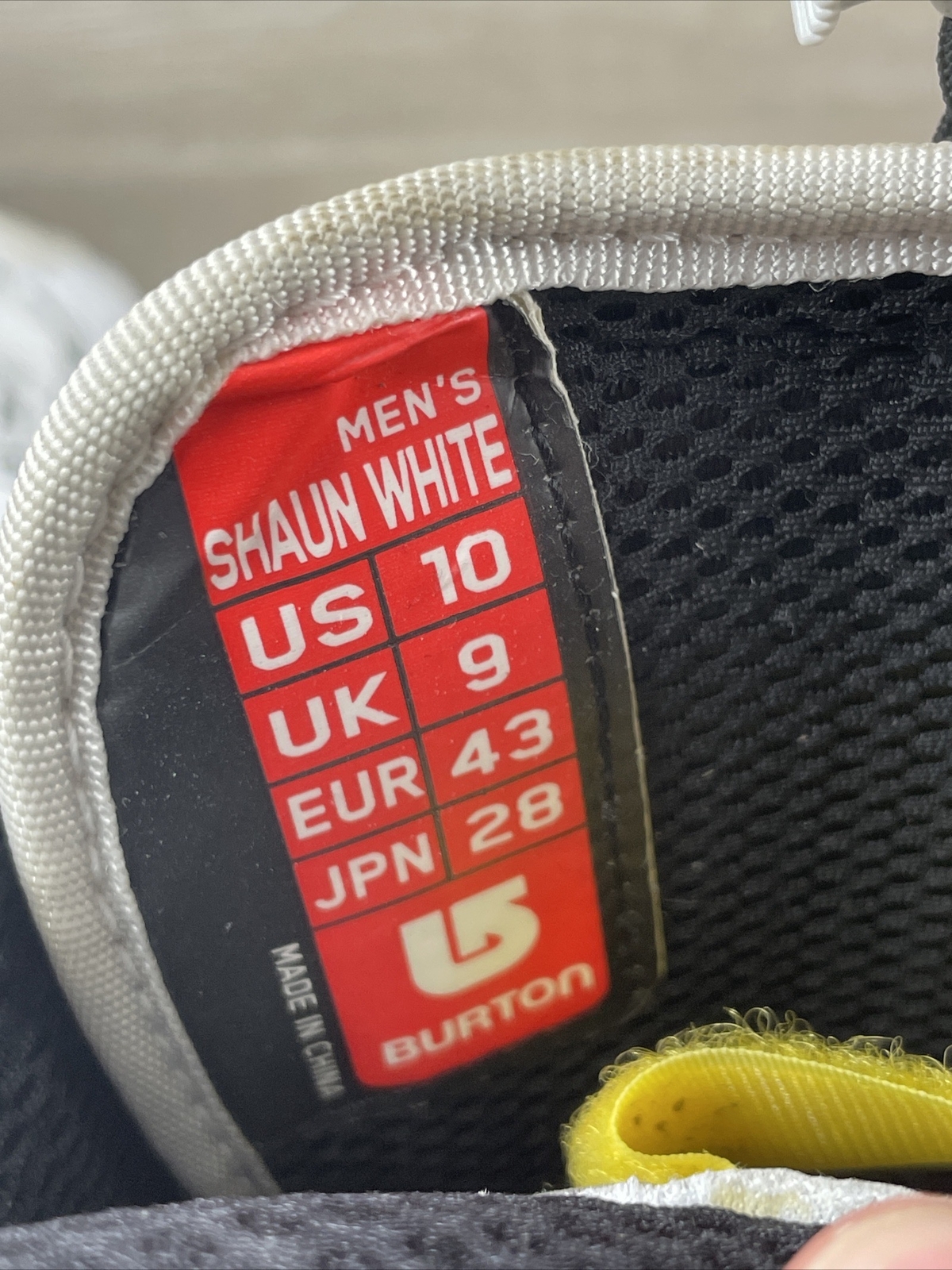 Burton Shaun White Snowboarding Boots mens 10 With Box Rare