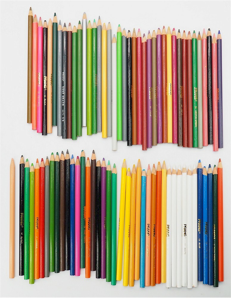 76X! PRANG LOOSE Colored Pencils, Assorted Colors/Shades *OPEN BOX