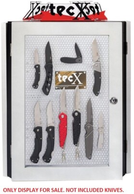 Case XX TecX Rotating Countertop Display Pilfer-Proof Lock Built-In Storage
