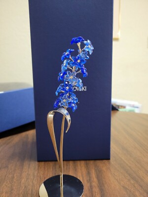 Swarovski Crystal Sapphire Dindori Flower 677990 In Box W/Cert | eBay