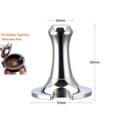 Mehrweg Kaffeestampfer aus Edelstahl Kits für Bosch Tassimo Edelstahl Mesh ~