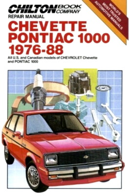 Chevette / Pontiac 1000 1976-88 Chilton Reparatur / Werkstatthandbuch 6836