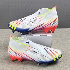 Adidas Predator Edge SG Soccer AL RIHLA PACK White GW1035 Mens 7 / Womens 8