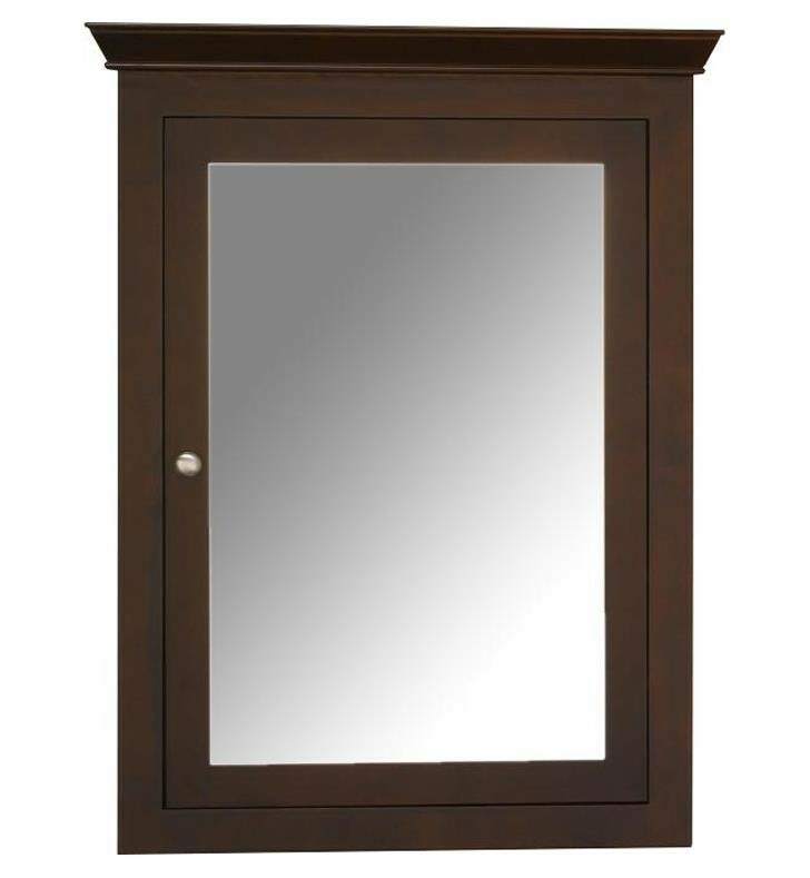 Ronbow Medicine Cabinet MCB2635-F07 26" - Walnut BRAND NEW IN BOX