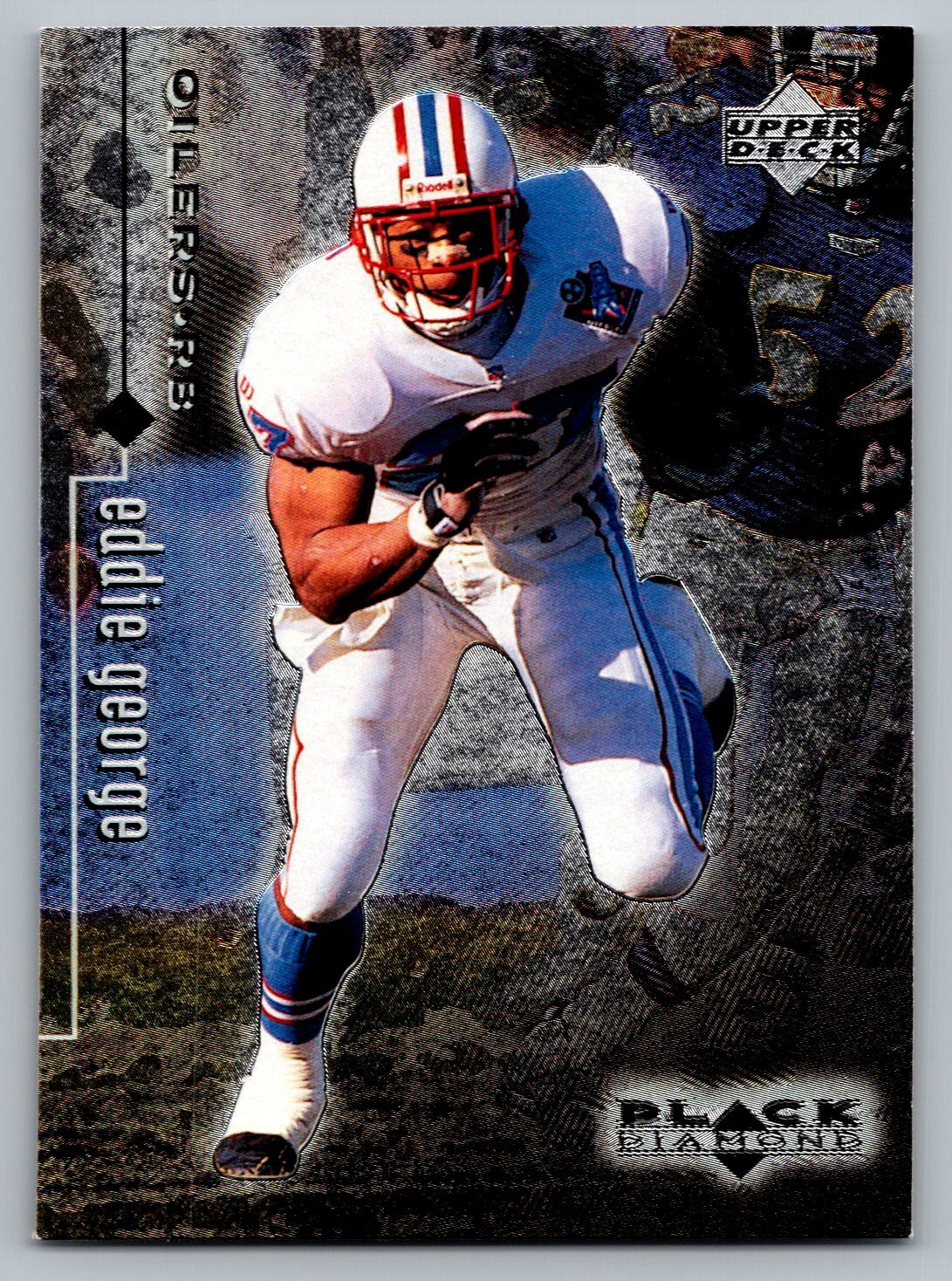 1998 Upper Deck Black Diamond Rookie Edition #86 Eddie George Oilers Free S&H