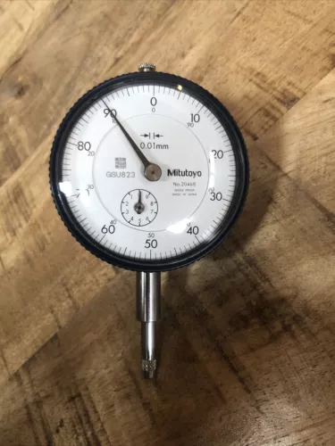 Mitutoyo Metric Dial Indicator .01mm x .1mm range No. 2046S