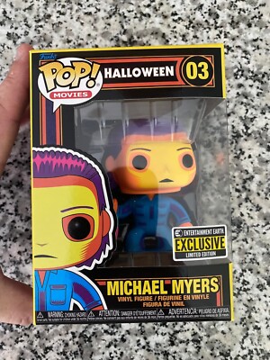 Halloween Michael Myers Black Light Funko Pop Entertainment Earth Exclusive 