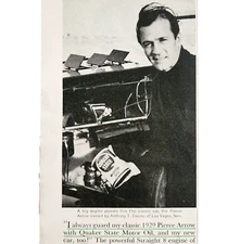 1960 Quaker State Motor Oil Advertisement Automobilia Supply Vintage DWF26