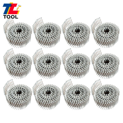 3600-Pack 0.092'' × 2-1/2'' 15 Degree Full Round Head Siding Nails New