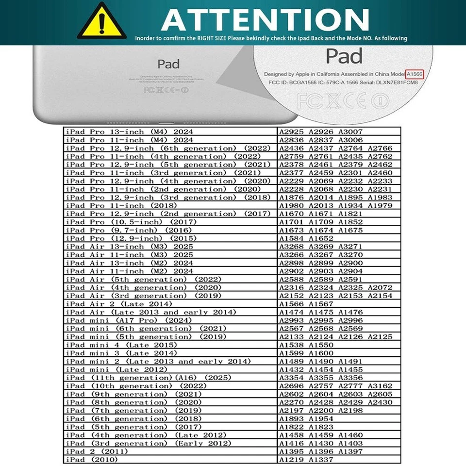 Leather Stand Cover Case+Bluetooth Keyboard For Apple iPad 23456789/Mini/Air/Pro - Image 2 of 4