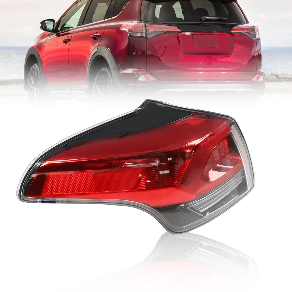 Luz trasera exterior izquierda lado conductor lámpara freno Toyota RAV4 2016 2017 2018 Foto 4 de 4