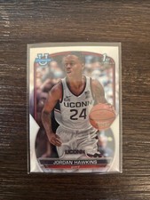 Jordan Hawkins 2023 Bowman University Chrome #85 1st Bowman RC Pelicans