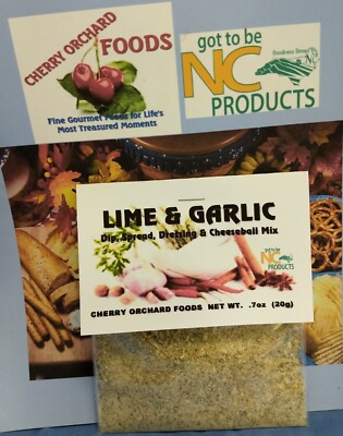 Lime & Garlic Dip Mix (2 mixes) dips, spreads, cheese balls &salad dressings