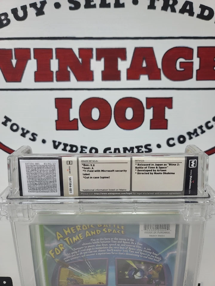 Blinx 2: Masters of Time & Space Microsoft Xbox WATA GRADED 9.0 A - Image 4 of 4