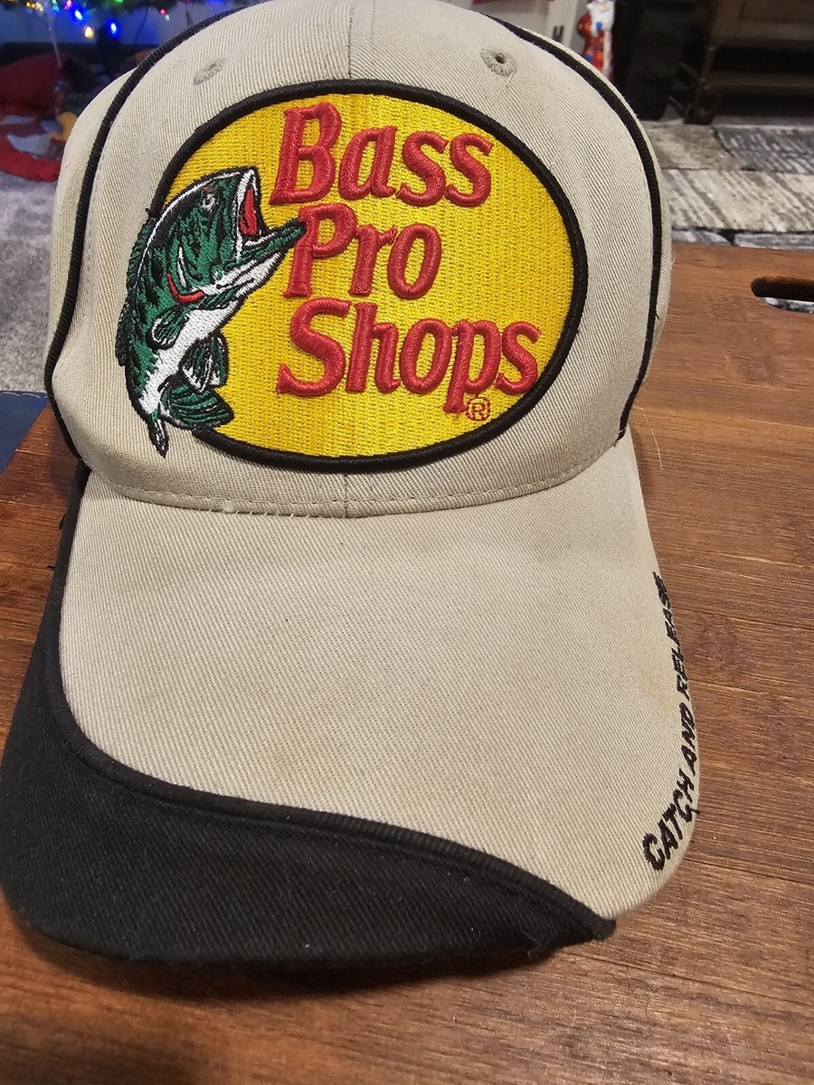 Bass Pro Shops フィッシングキャップ Bass Pro Shops Hat Cap Big Logo Fishing (=) | eBay