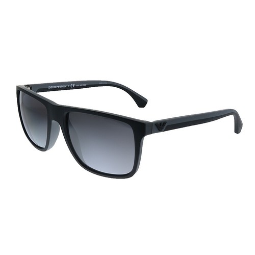 Emporio Armani 0EA4140 50018G Shiny Black Oval Sunglasses | eBay display picture 1