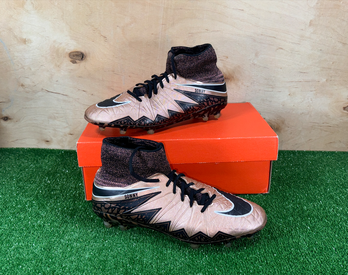 Nike Hypervenom Phantom II FG 747213-904 Elite US9 Bronze boots