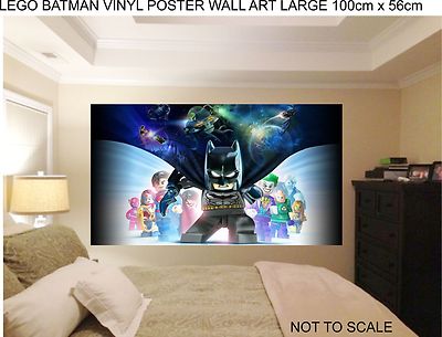 LEGO BATMAN VINYL POSTER WANDBILD 100cm breit