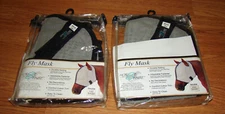 2x Horse Sense, FLY MASK, Size 102 Small, Adjustbale, Cotton Trim, Easy Clean