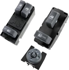 Window Mirror Switch, Fit for 1994-2001 Chevy GMC C1500 C2500 C3500 Tahoe