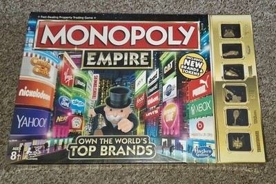 Hasbro Monopoly Empire Brettspiel jetzt mit verschiedenen Spielsteinen. Neu Lagerauflösung