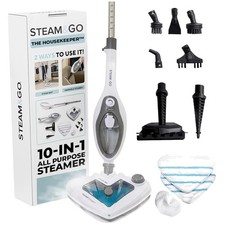 Versatile 10-in-1 Steam Mop - High-Temperature Deep Clean
