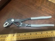 J Tech 10" Water Pump Pliers Quick-Release Plumbing Pliers Pipe Wrench