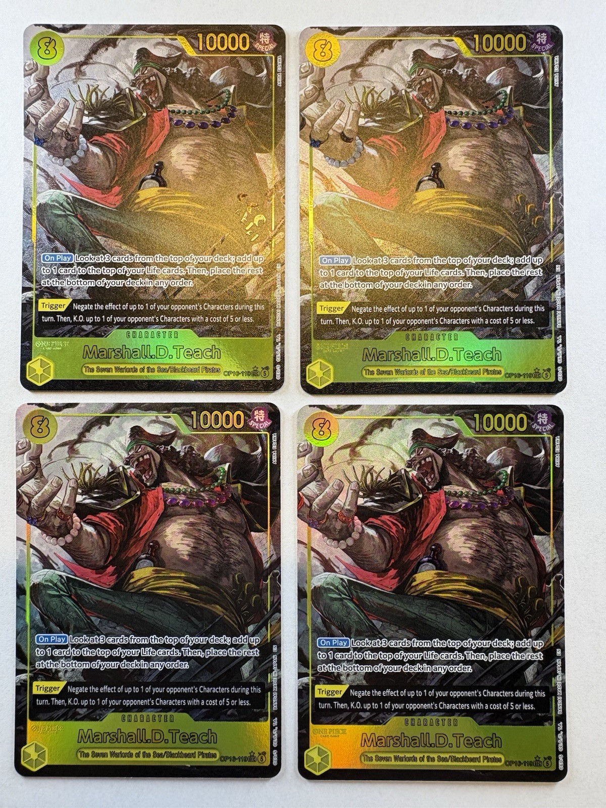 Marshall.D.Teach OP16-119 Alt Art - One Piece TCG English Card Near Mint