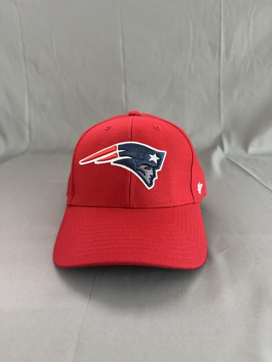 '47 Brand New England Patriots NFL Red Cap Hook and Loop Strap PATRIOT
