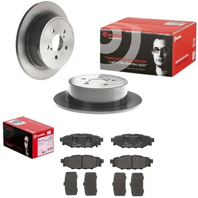 brembo BREMSSCHEIBEN 274mm + BELÄGE HINTEN passend für OUTBACK BL LEGACY BL BP