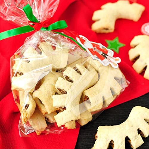 Cello Cellophane Treat Bags,200 Pieces 7x13 Inches Clear Plastic Gift Bags wi... - 第 7/7 張圖片